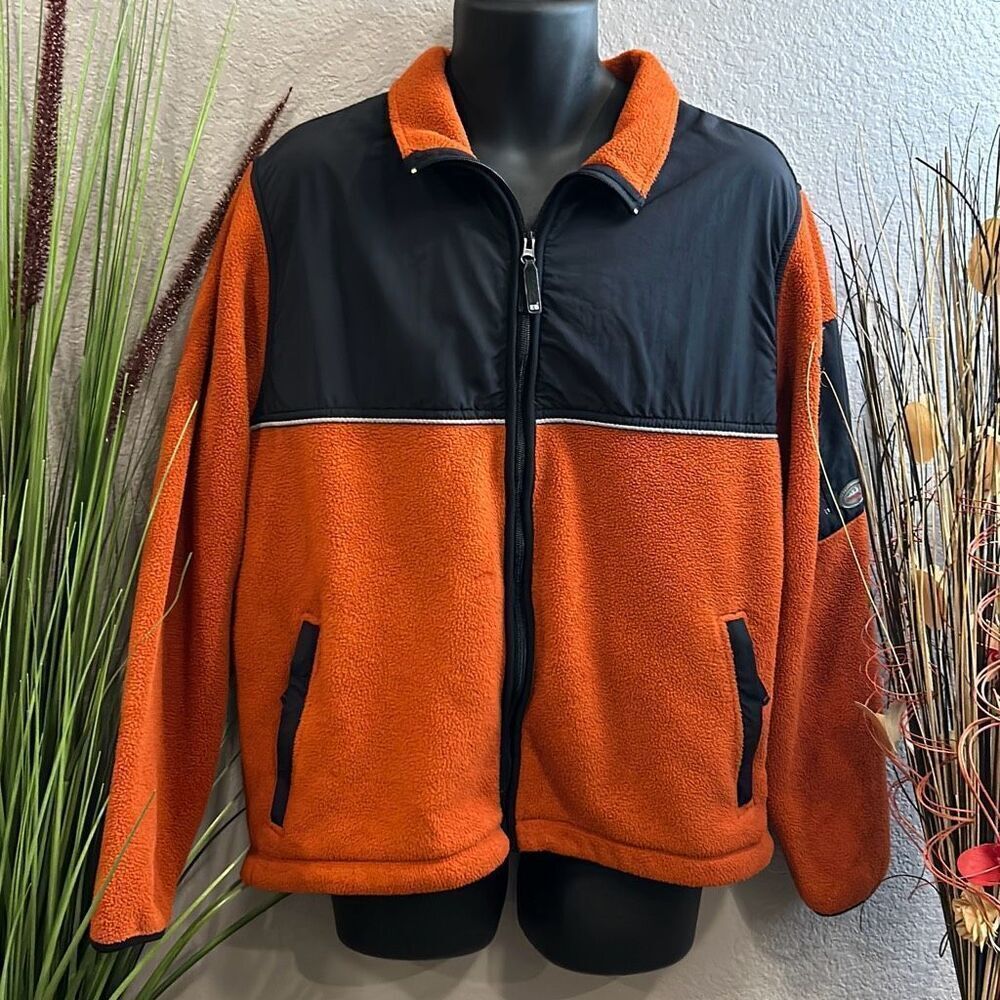 RB33 Eddie Bauer full zip fleece jacket size large